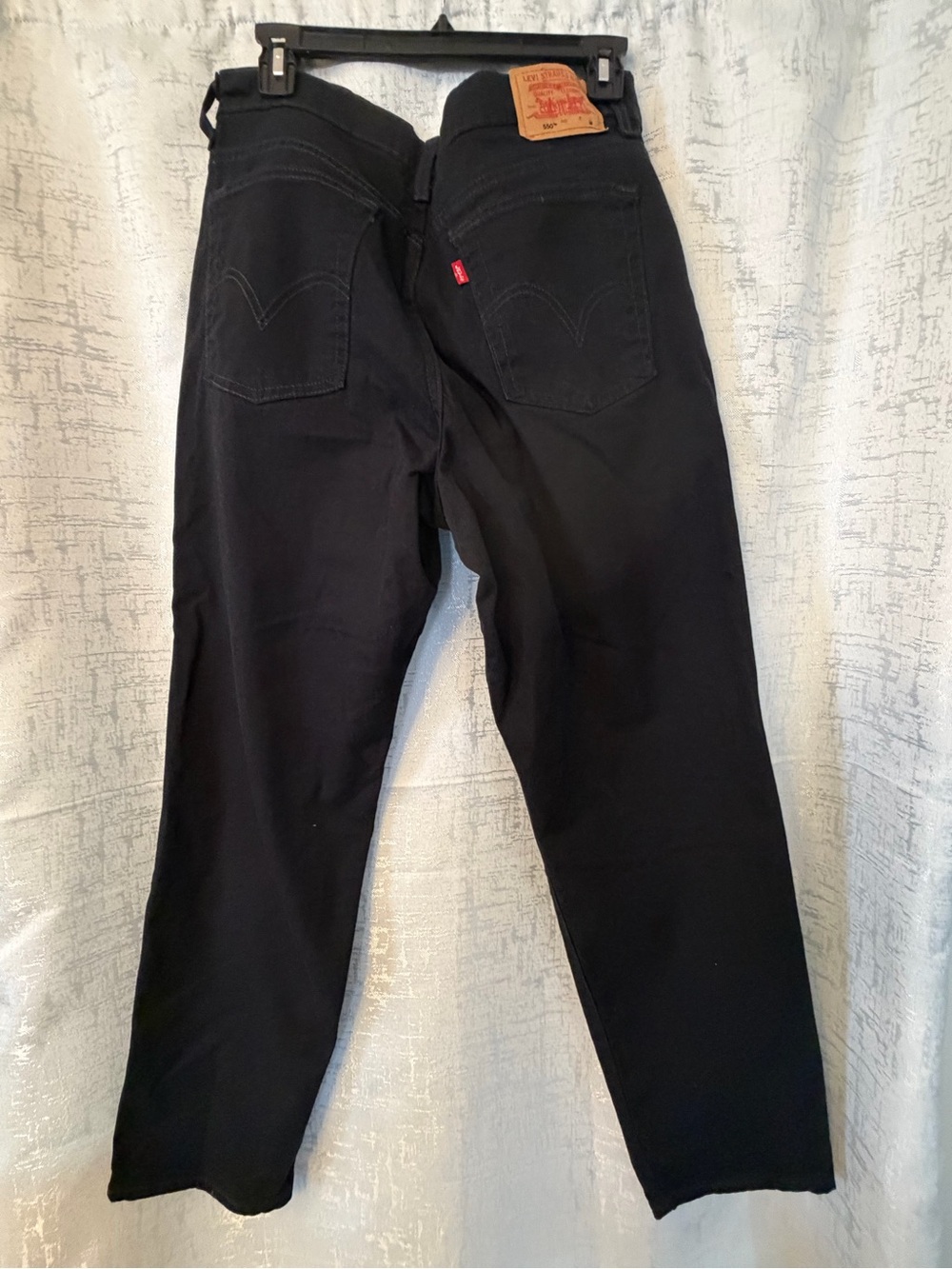 Levi's Black 550 Relaxed Fit Tapered Leg Jeans